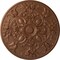 Ekena Millwork Baile Ceiling Medallion (Fits Canopies up to 6"), Hand-Painted Polished Copper, 31 1/4"OD x 2 1/4"P CM31BAPOS - alternate 1